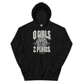 Gym Hoodie "0 Girls - 2 Plates" – Unisex Streetwear, S–5XL | Black Ursus - Streetwear - size_range | Black Ursus