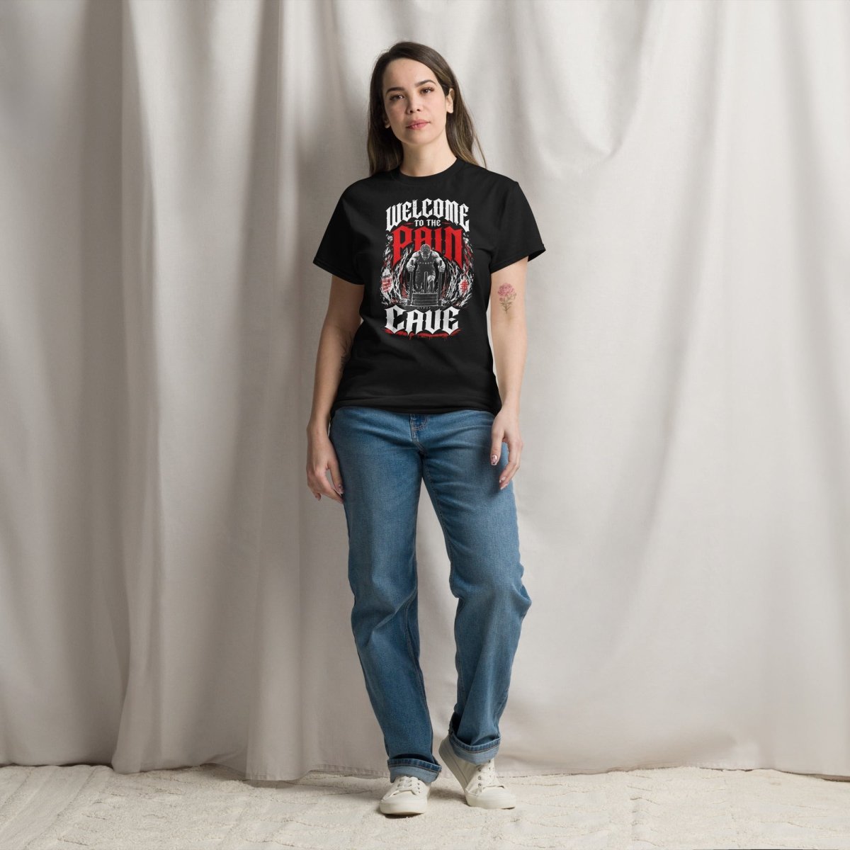 Gym T-Shirt "PAIN CAVE" - Streetwear - size_range | Black Ursus