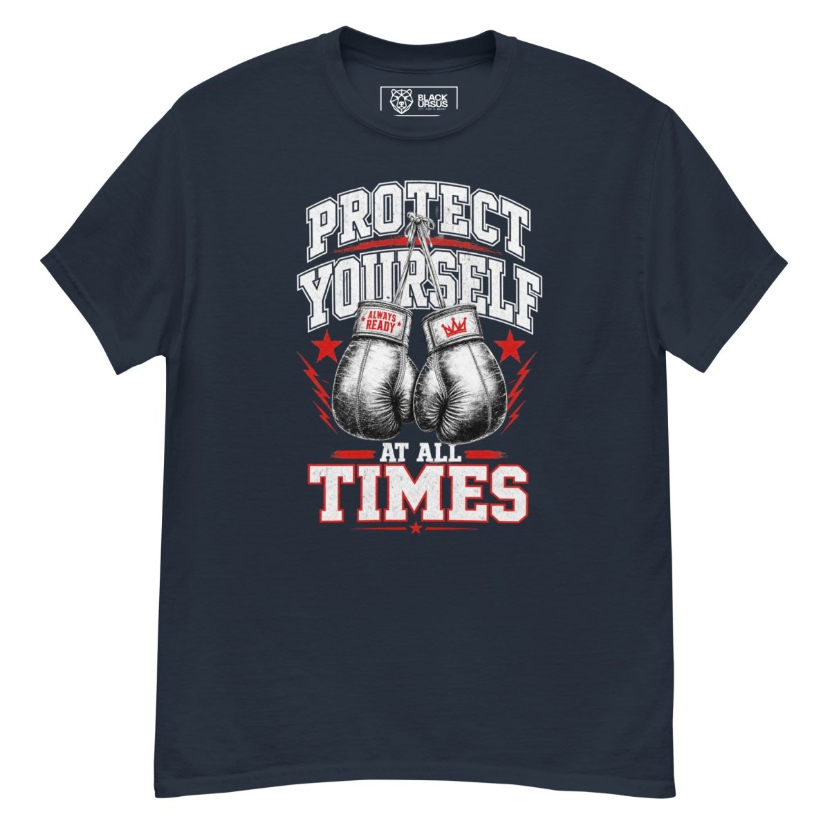 Gym T-Shirt "PROTECT YOURSELF" - Streetwear - size_range | Black Ursus