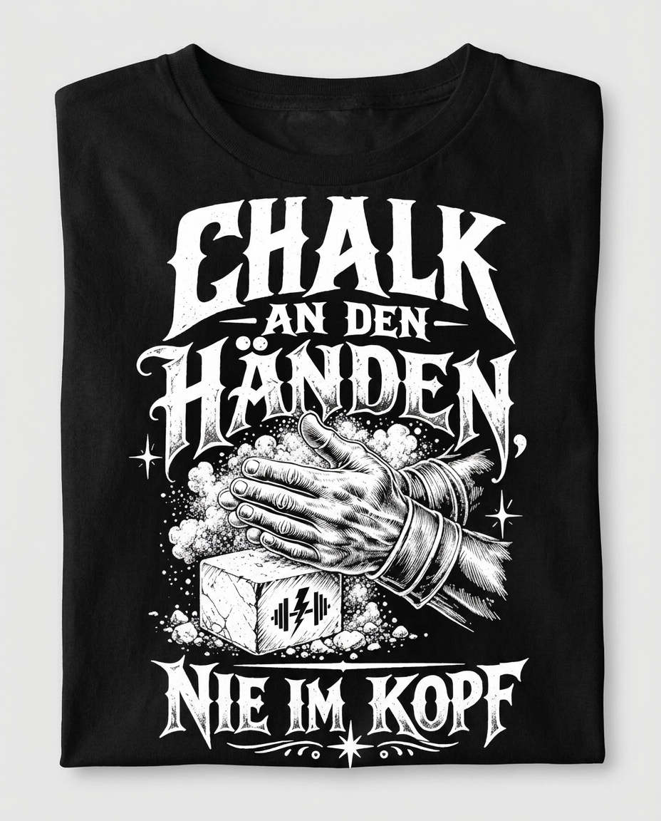 Chalk An Den Haenden T-Shirt Flatlay