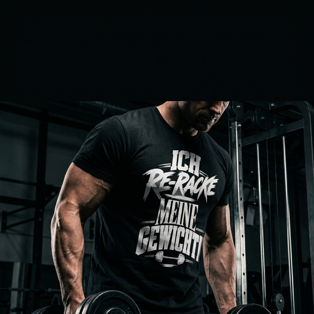 Ich Re-Racke Meine Gewichte T-Shirt Ad