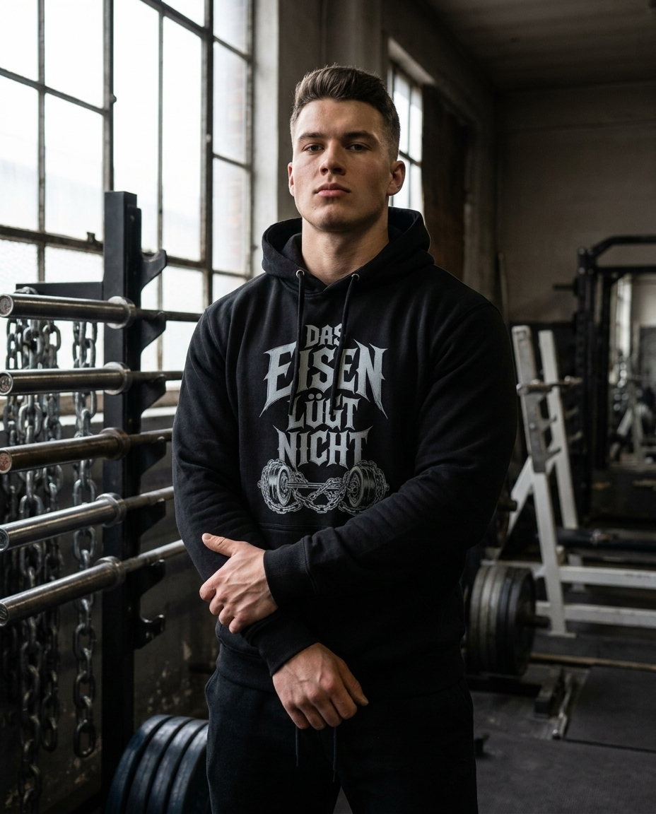 Das Eisen Lügt Nicht Hoodie Lifestyle