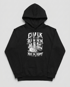 Chalk An Den Haenden Hoodie Flatlay