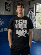 T-Shirt "WEISSGURT-MENTALITÄT" – BJJ & Jiu-Jitsu S–5XL | Black Ursus