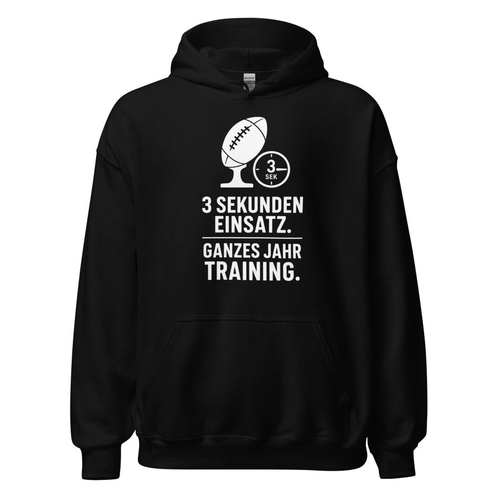 Hoodie "3 Sek." – Gym & Bodybuilding S–5XL | Black Ursus - Streetwear - size_range | Black Ursus