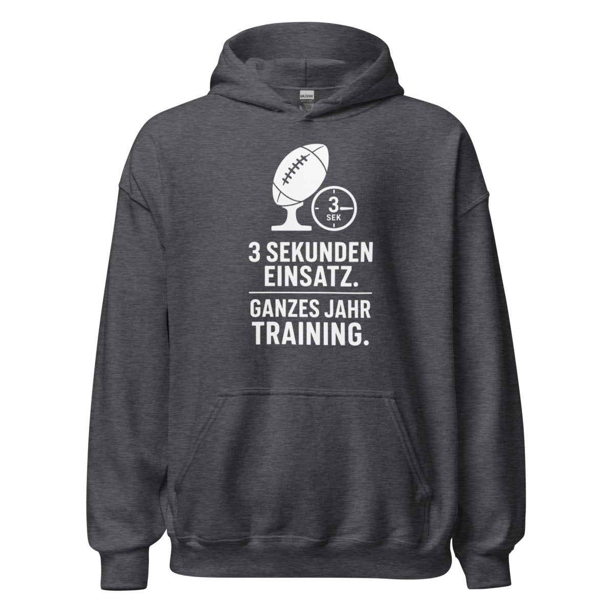 Hoodie "3 Sek." – Gym & Bodybuilding S–5XL | Black Ursus - Streetwear - size_range | Black Ursus