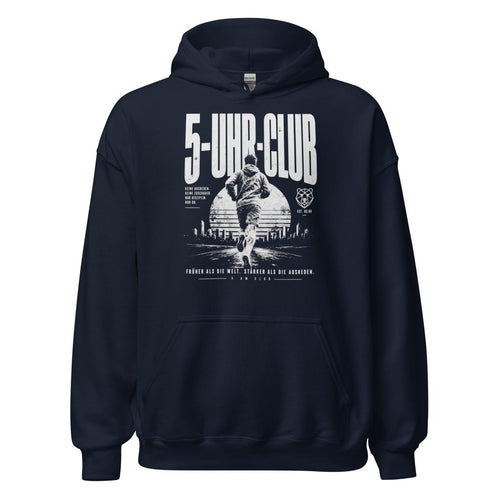 Hoodie "5-Uhr-Club" – Running & Laufen S–5XL | Black Ursus - Streetwear - S–5XL | Black Ursus