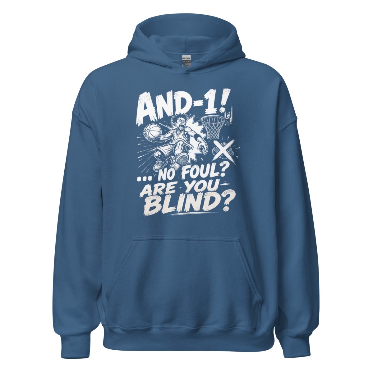 Hoodie "AND 1" – Basketball Streetwear S–5XL | Black Ursus - Streetwear - size_range | Black Ursus