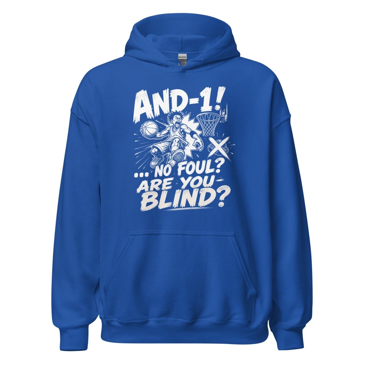 Hoodie "AND 1" – Basketball Streetwear S–5XL | Black Ursus - Streetwear - size_range | Black Ursus