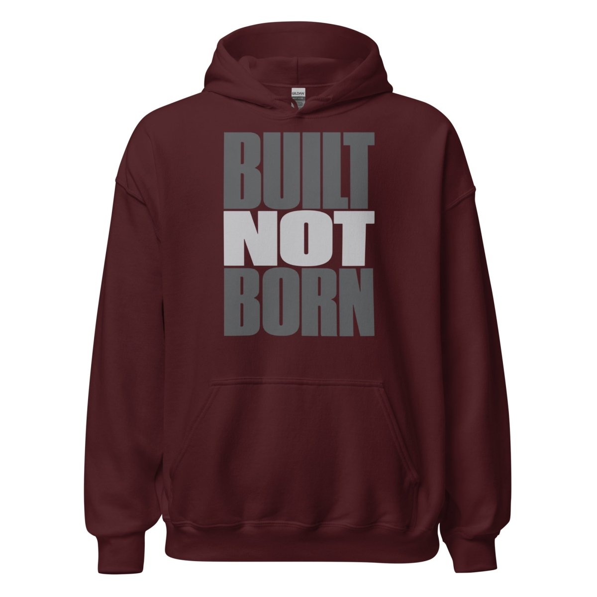 Hoodie "Built Not Born" – Gym & Bodybuilding S–5XL | Black Ursus - Streetwear - size_range | Black Ursus