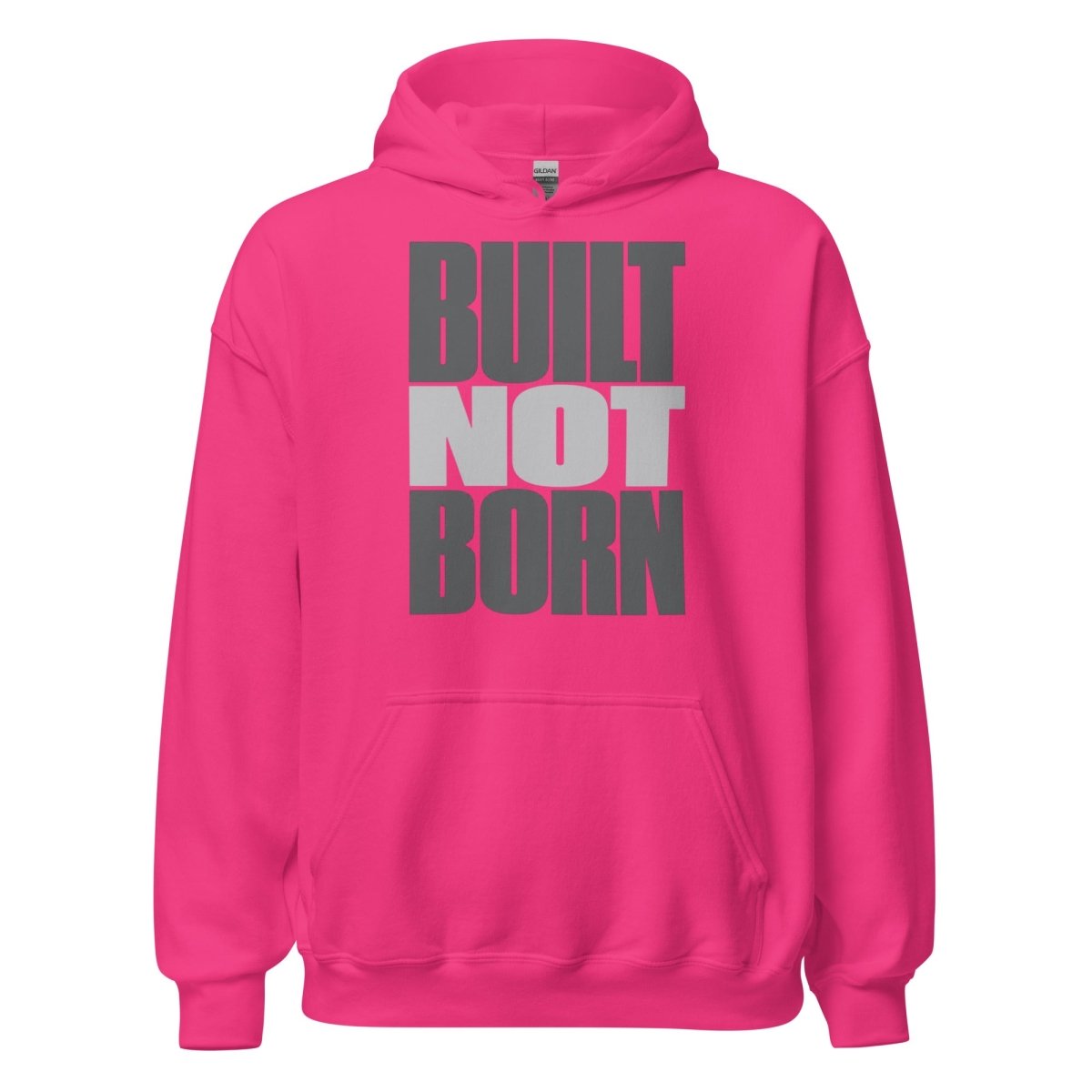 Hoodie "Built Not Born" – Gym & Bodybuilding S–5XL | Black Ursus - Streetwear - size_range | Black Ursus