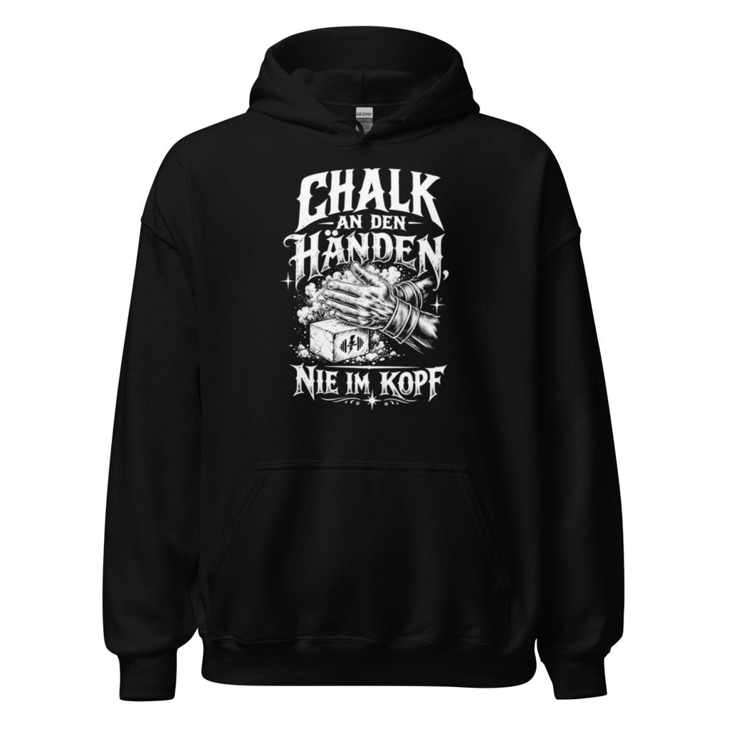 Hoodie "Chalk An Den Händen, Nie Im Kopf" – Gym & Bodybuilding S–5XL | Black Ursus - Streetwear - size_range | Black Ursus