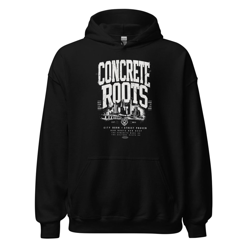 Hoodie "Concrete Roots" – Urban Streetwear S–5XL | Black Ursus - Streetwear - size_range | Black Ursus
