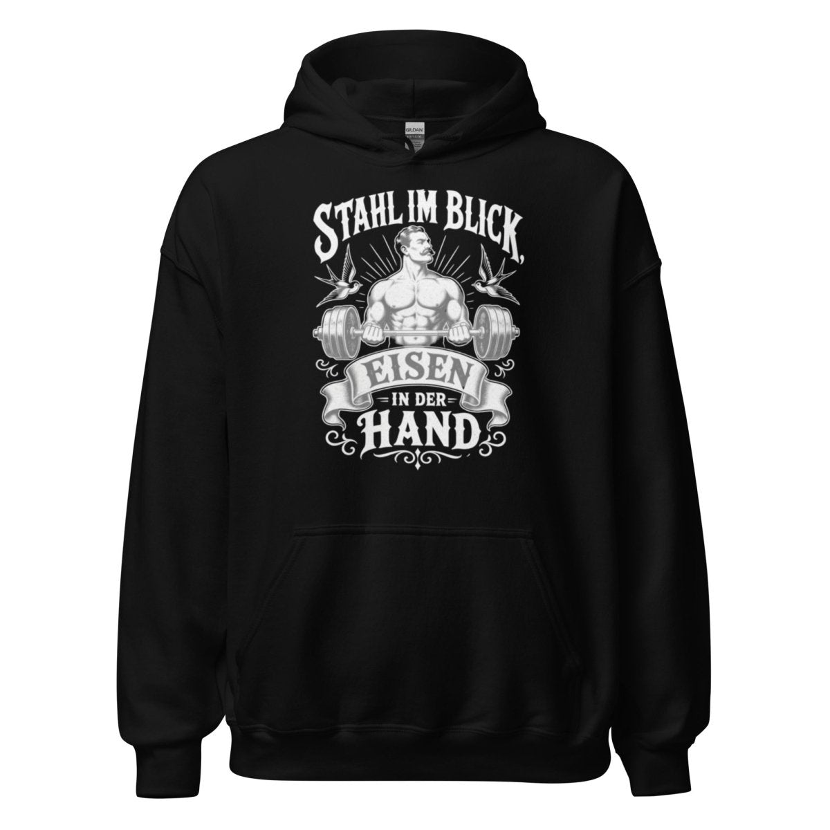 Hoodie "Das Eisen Lügt Nicht" – Gym & Bodybuilding S–5XL | Black Ursus - Streetwear - size_range | Black Ursus