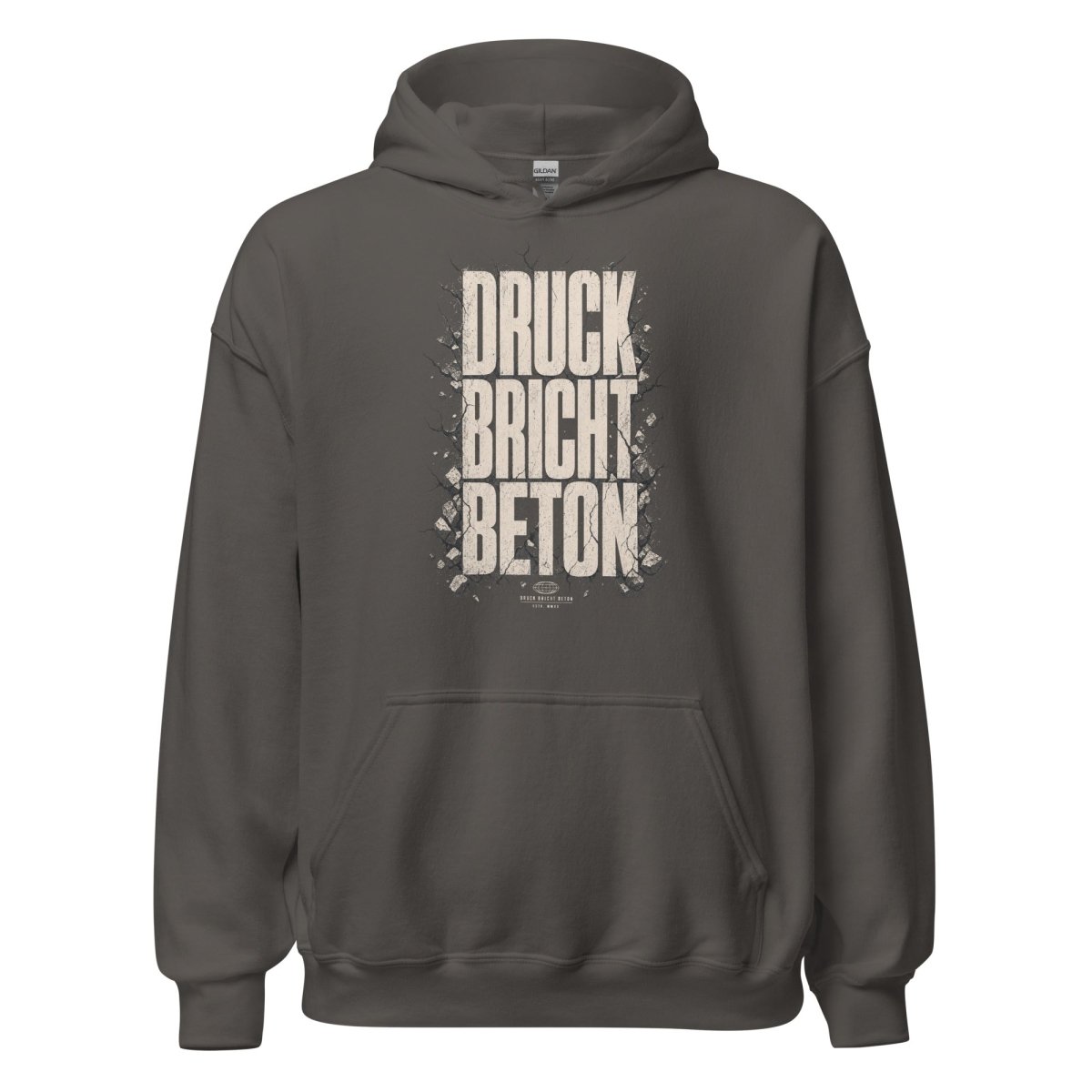 Hoodie "DRUCK BRICHT BETON" – BJJ & Jiu-Jitsu S–5XL | Black Ursus - Streetwear - size_range | Black Ursus
