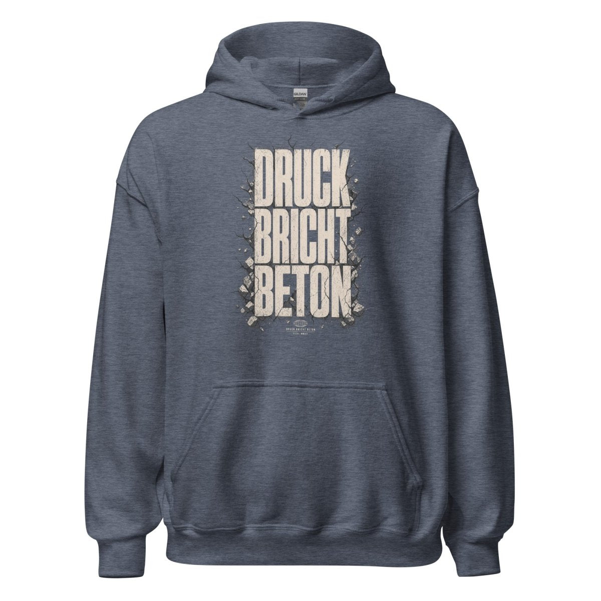 Hoodie "DRUCK BRICHT BETON" – BJJ & Jiu-Jitsu S–5XL | Black Ursus - Streetwear - size_range | Black Ursus