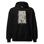 Hoodie "DRUCK BRICHT BETON" – BJJ & Jiu-Jitsu S–5XL | Black Ursus - Streetwear - size_range | Black Ursus