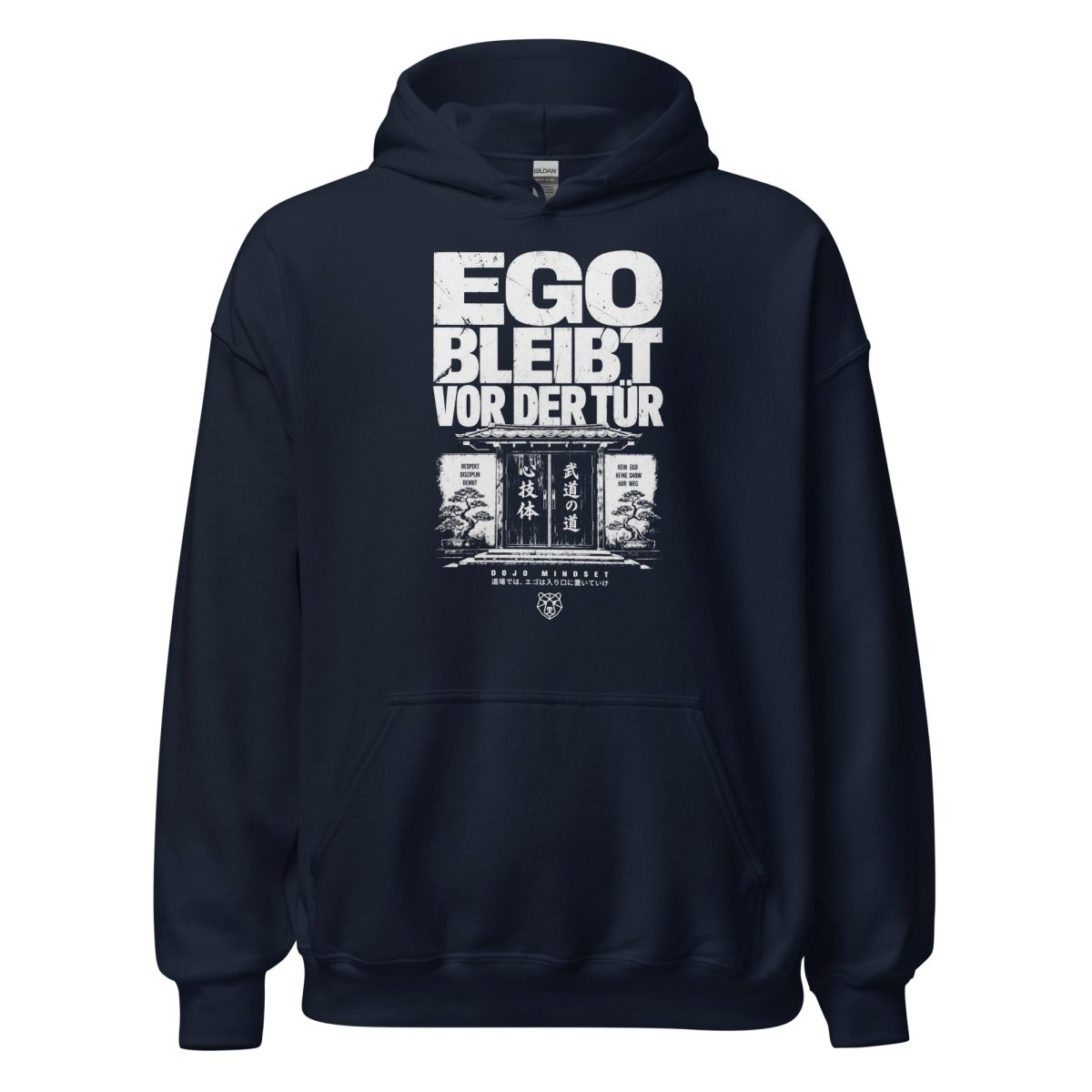 Hoodie "Ego bleibt vor der Tür" – BJJ & Jiu-Jitsu S–5XL | Black Ursus - Streetwear - size_range | Black Ursus