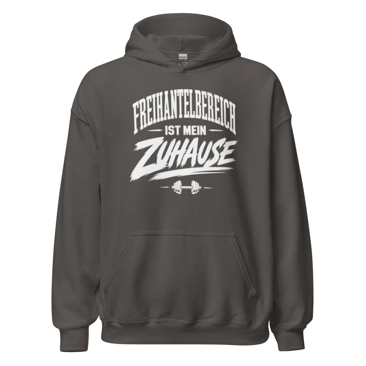 Hoodie "Freihantelbereich Ist Mein Zuhause" – Gym & Bodybuilding S–5XL | Black Ursus - Streetwear - size_range | Black Ursus