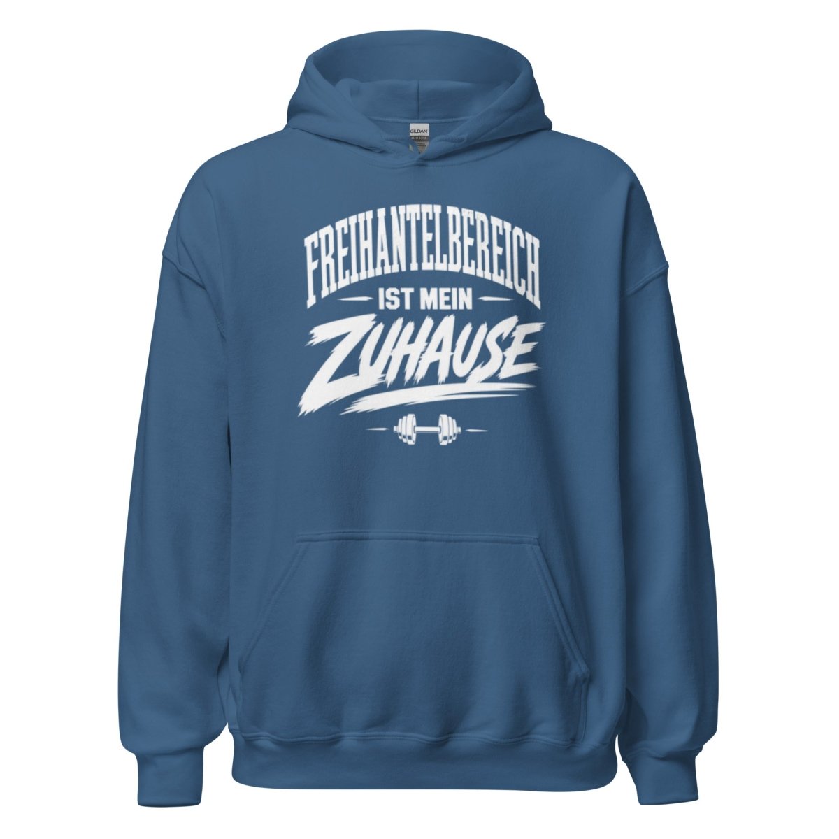 Hoodie "Freihantelbereich Ist Mein Zuhause" – Gym & Bodybuilding S–5XL | Black Ursus - Streetwear - size_range | Black Ursus