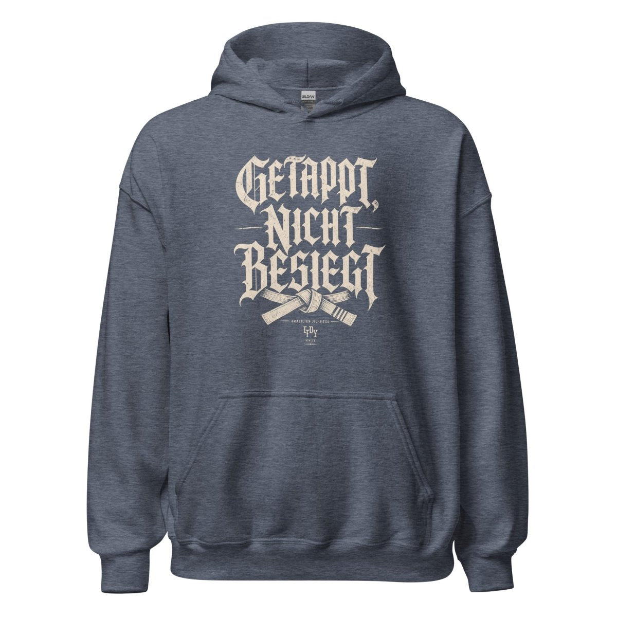 Hoodie "GETAPPT, NICHT BESIEGT" – BJJ & Jiu-Jitsu S–5XL | Black Ursus - Streetwear - size_range | Black Ursus