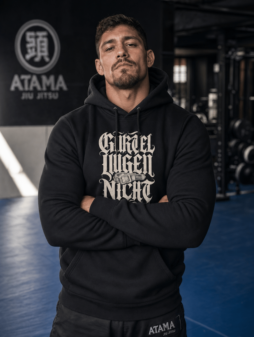 Hoodie "GÜRTEL LÜGEN NICHT" – BJJ & Jiu-Jitsu S–5XL | Black Ursus - Streetwear - size_range | Black Ursus