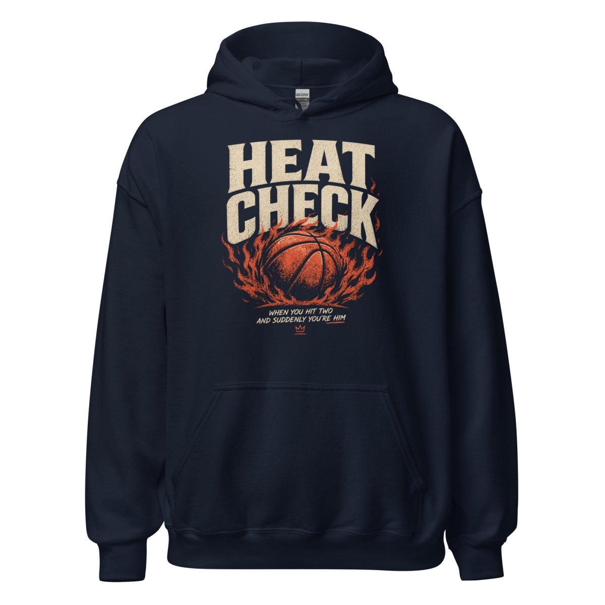 Hoodie "HEAT CHECK" – Basketball Streetwear S–5XL | Black Ursus - Streetwear - size_range | Black Ursus