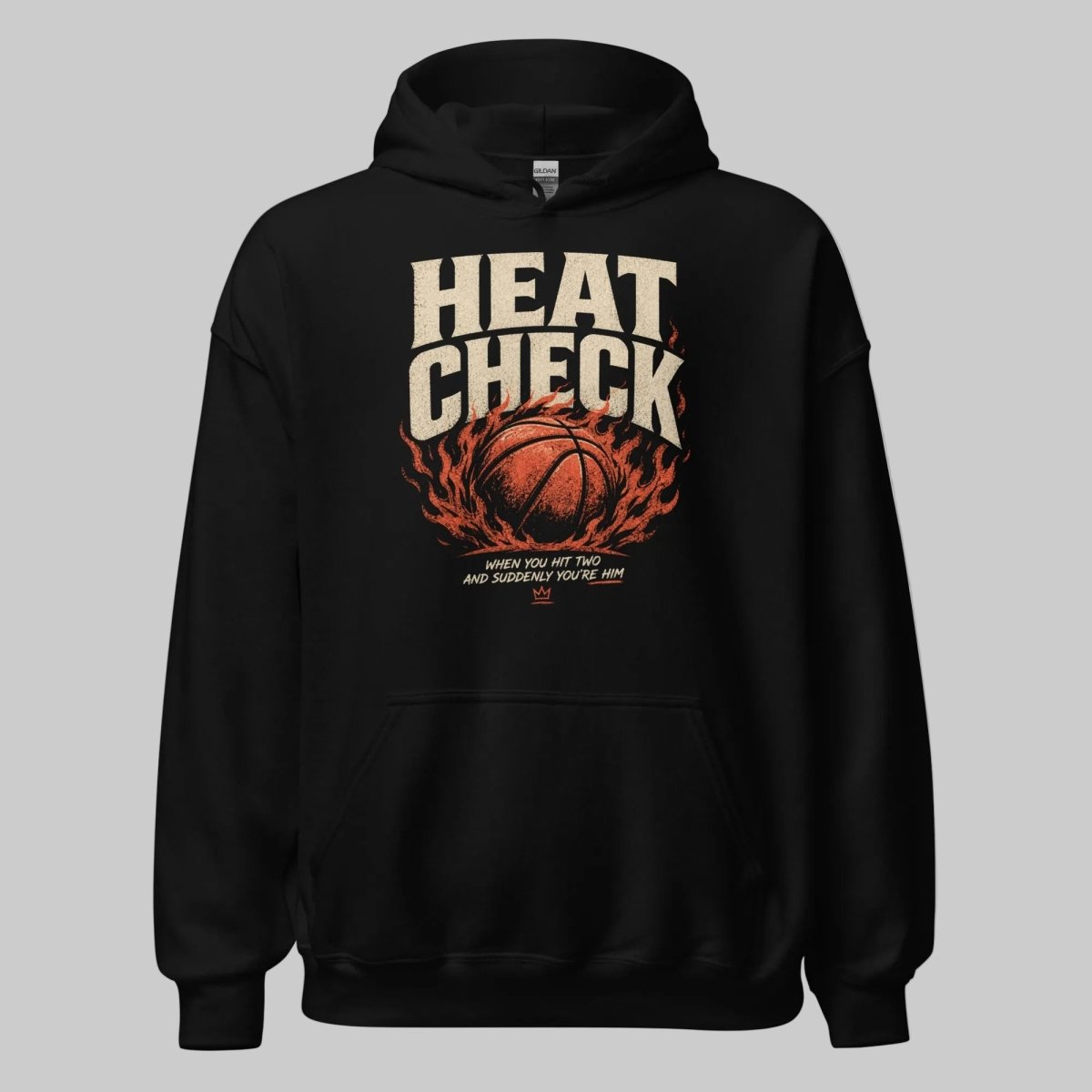 Hoodie "HEAT CHECK" – Basketball Streetwear S–5XL | Black Ursus - Streetwear - size_range | Black Ursus