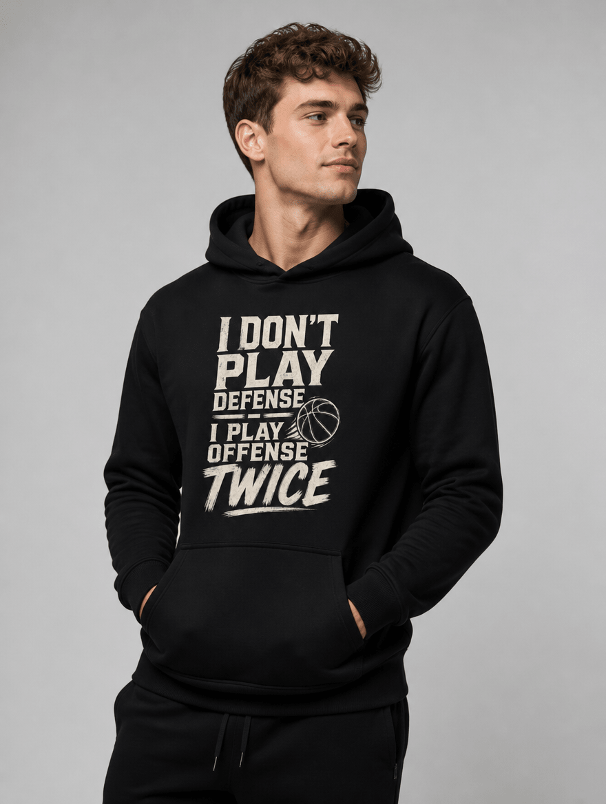 Hoodie "I DONT PLAY" – Basketball Streetwear S–5XL | Black Ursus - Streetwear - size_range | Black Ursus