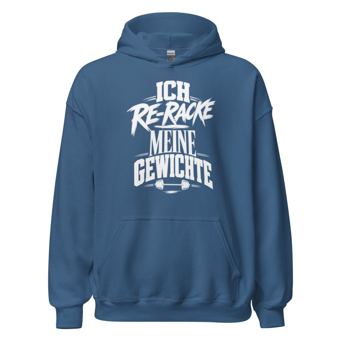 Hoodie "Ich Re-Racke Meine Gewichte" – Gym & Bodybuilding S–5XL | Black Ursus - Streetwear - size_range | Black Ursus