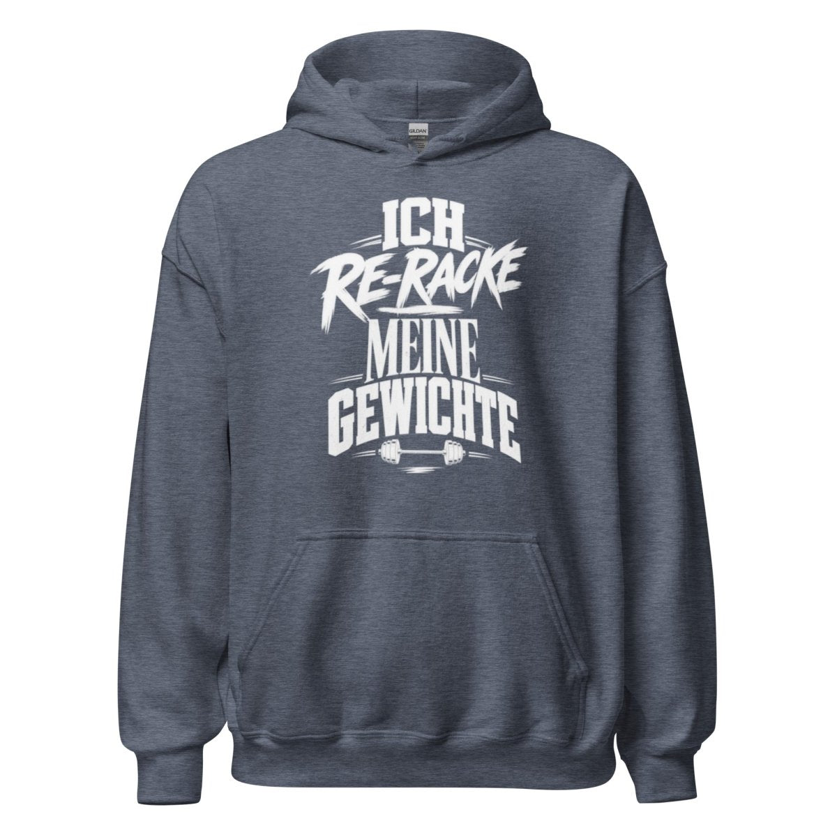 Hoodie "Ich Re-Racke Meine Gewichte" – Gym & Bodybuilding S–5XL | Black Ursus - Streetwear - size_range | Black Ursus