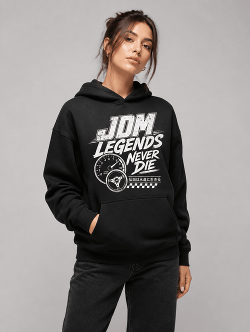 Hoodie "JDM Legends" – JDM & Japan Streetwear S–5XL | Black Ursus - Streetwear - size_range | Black Ursus