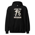 Hoodie "JEDEN TAG 1% BESSER" – BJJ & Jiu-Jitsu S–5XL | Black Ursus - Streetwear - size_range | Black Ursus