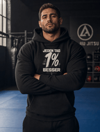 Hoodie "JEDEN TAG 1% BESSER" – BJJ & Jiu-Jitsu S–5XL | Black Ursus - Streetwear - size_range | Black Ursus