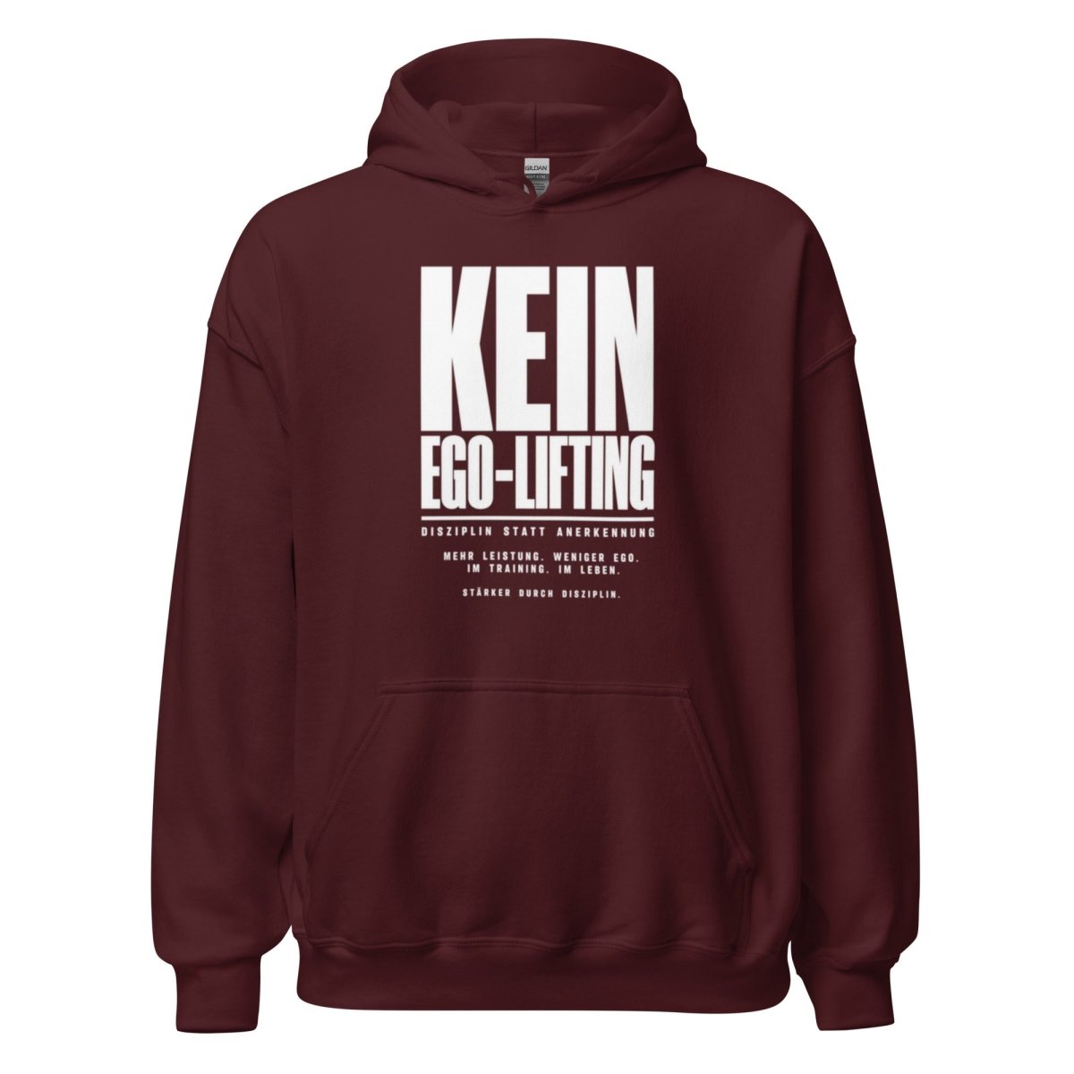 Hoodie "Kein Ego-Lifting" – Gym & Bodybuilding S–5XL | Black Ursus - Streetwear - size_range | Black Ursus
