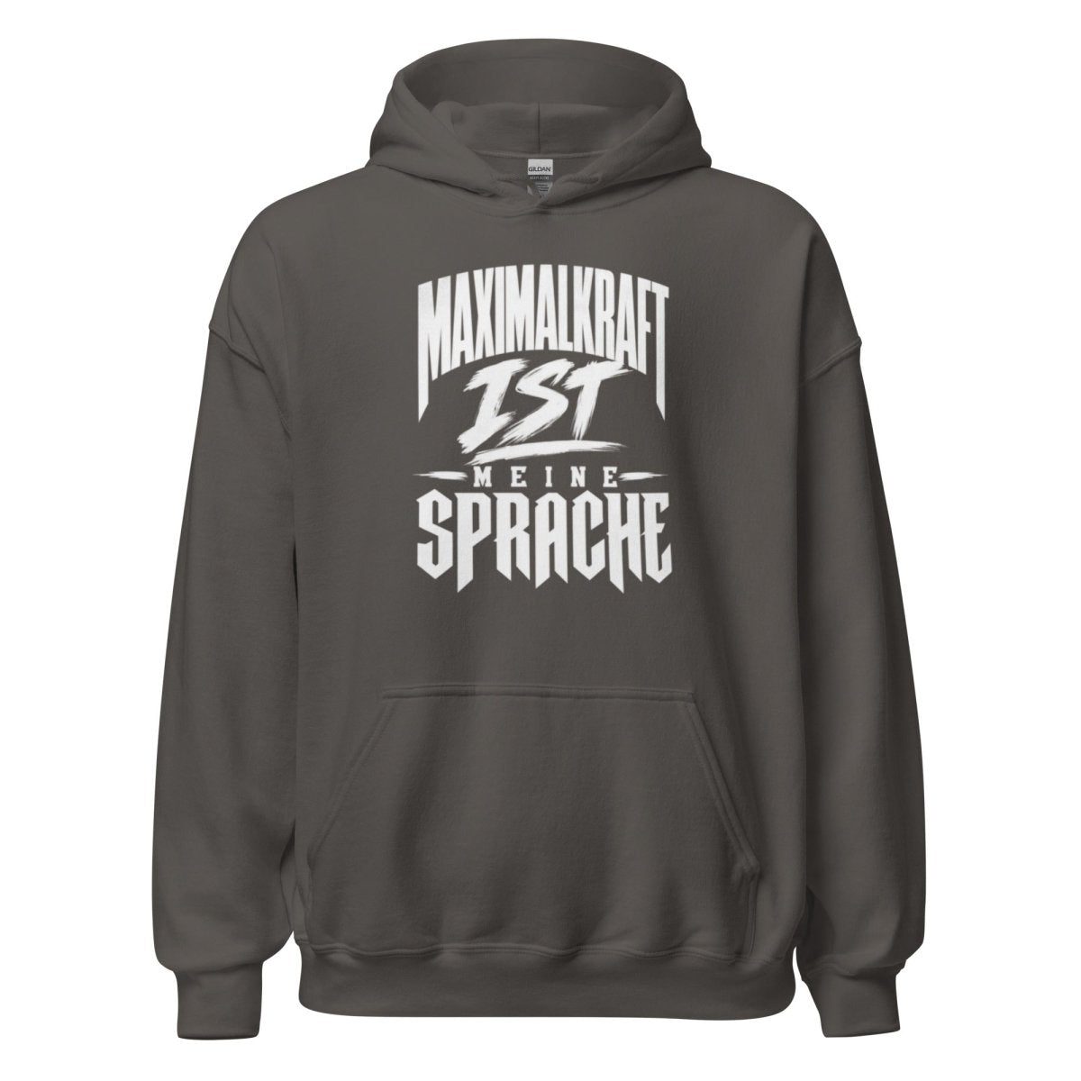 Hoodie "Maximalkraft Ist Meine Sprache" – Gym & Bodybuilding S–5XL | Black Ursus - Streetwear - size_range | Black Ursus