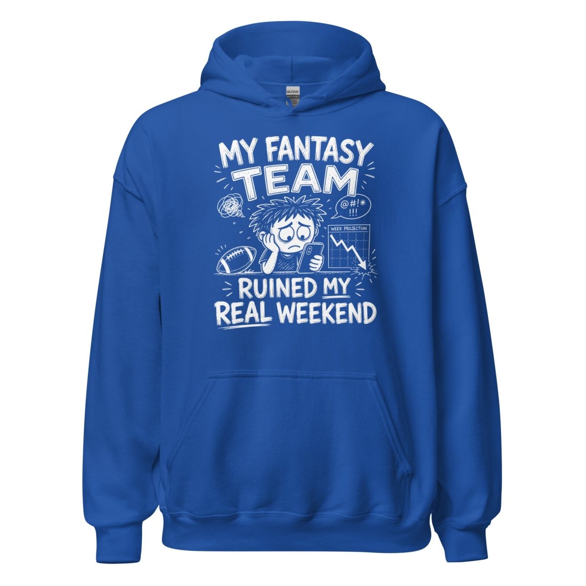 Hoodie "MY FANTASY" – Football Streetwear S–5XL | Black Ursus - Streetwear - size_range | Black Ursus