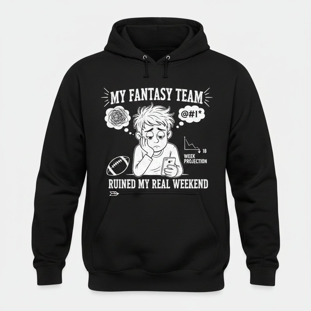 Hoodie "MY FANTASY" – Football Streetwear S–5XL | Black Ursus - Streetwear - size_range | Black Ursus