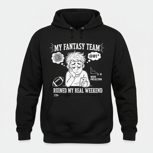 Hoodie "MY FANTASY" – Football Streetwear S–5XL | Black Ursus - Streetwear - size_range | Black Ursus