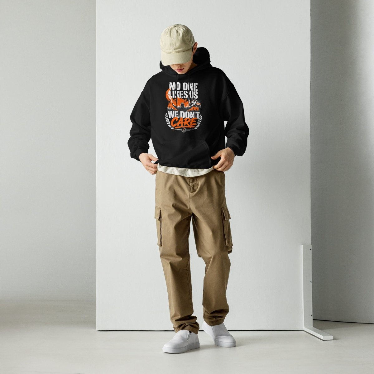 Hoodie "NO ONE LIKES US" – Fußball & Fankurve S–5XL | Black Ursus - Streetwear - size_range | Black Ursus