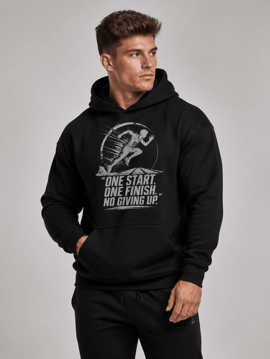 Hoodie "One Start" – Gym & Bodybuilding S–5XL | Black Ursus - Streetwear - size_range | Black Ursus