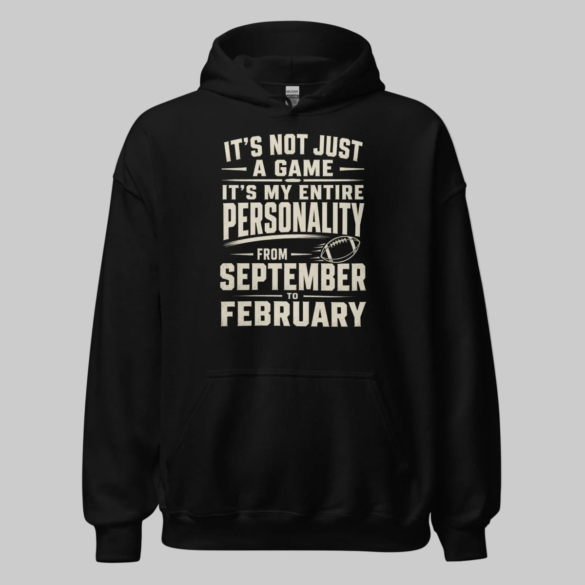 Hoodie "PERSONALITY" – Football Streetwear S–5XL | Black Ursus - Streetwear - size_range | Black Ursus