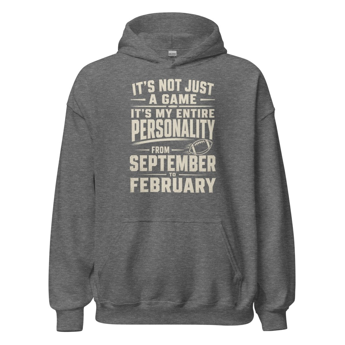 Hoodie "PERSONALITY" – Football Streetwear S–5XL | Black Ursus - Streetwear - size_range | Black Ursus