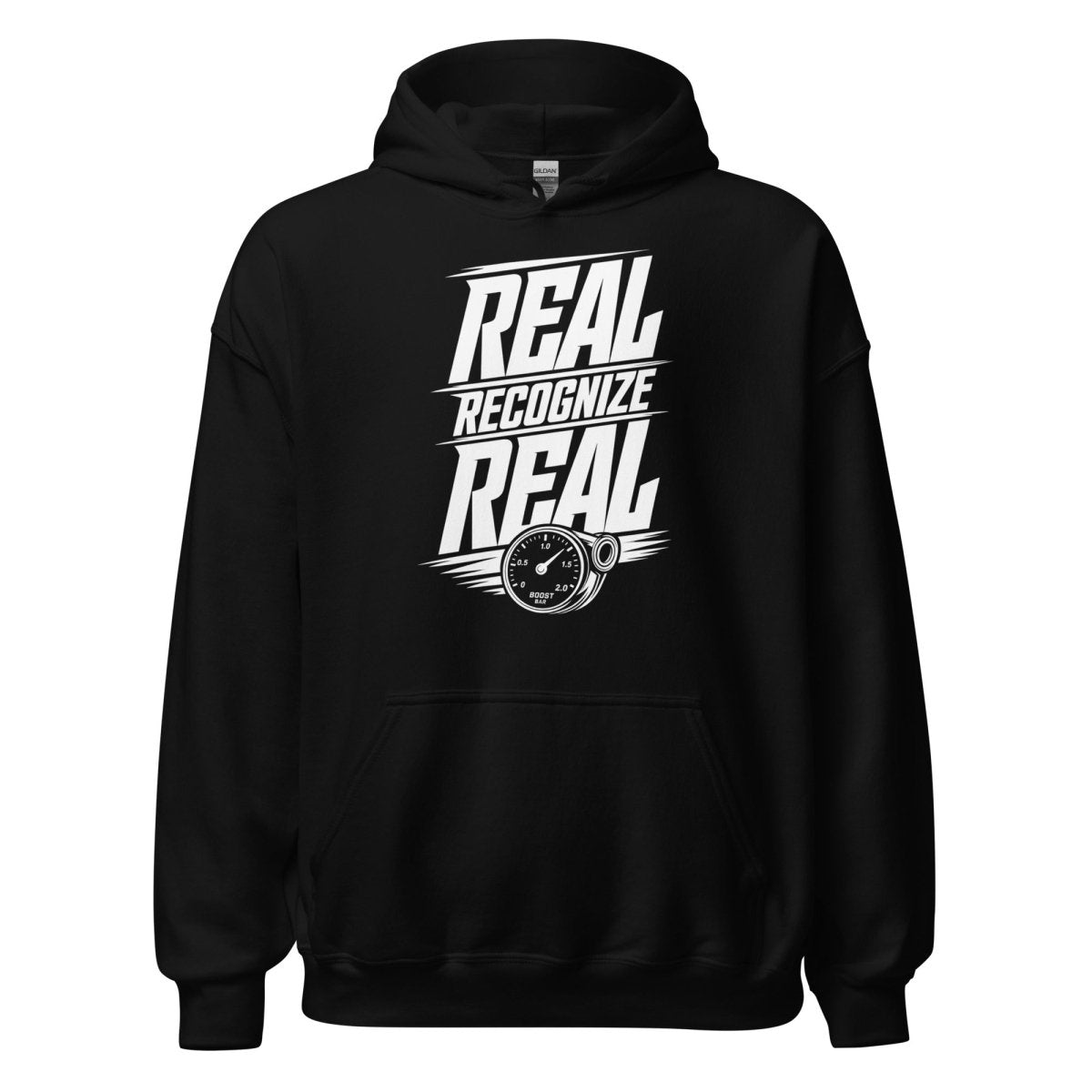 Hoodie "Real Recognize" – Urban Streetwear S–5XL | Black Ursus - Streetwear - size_range | Black Ursus