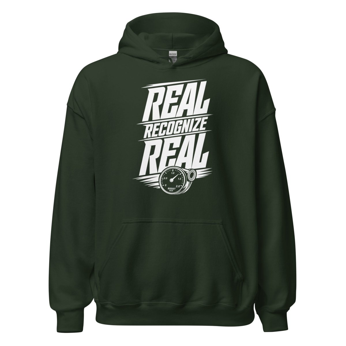 Hoodie "Real Recognize" – Urban Streetwear S–5XL | Black Ursus - Streetwear - size_range | Black Ursus