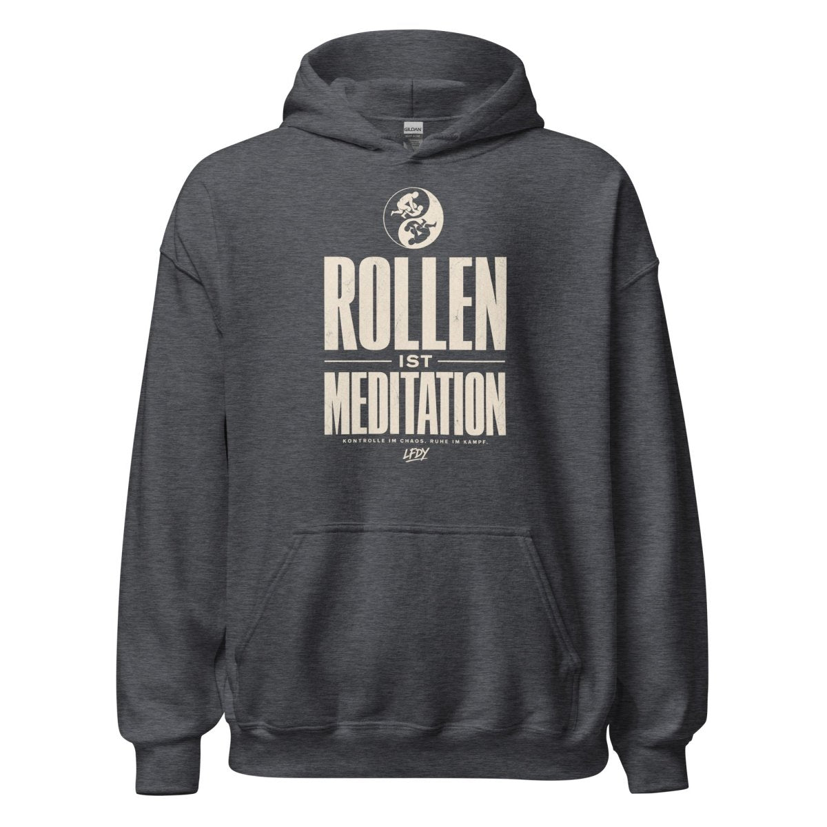 Hoodie "ROLLEN IST MEDITATION" – BJJ & Jiu-Jitsu S–5XL | Black Ursus - Streetwear - size_range | Black Ursus