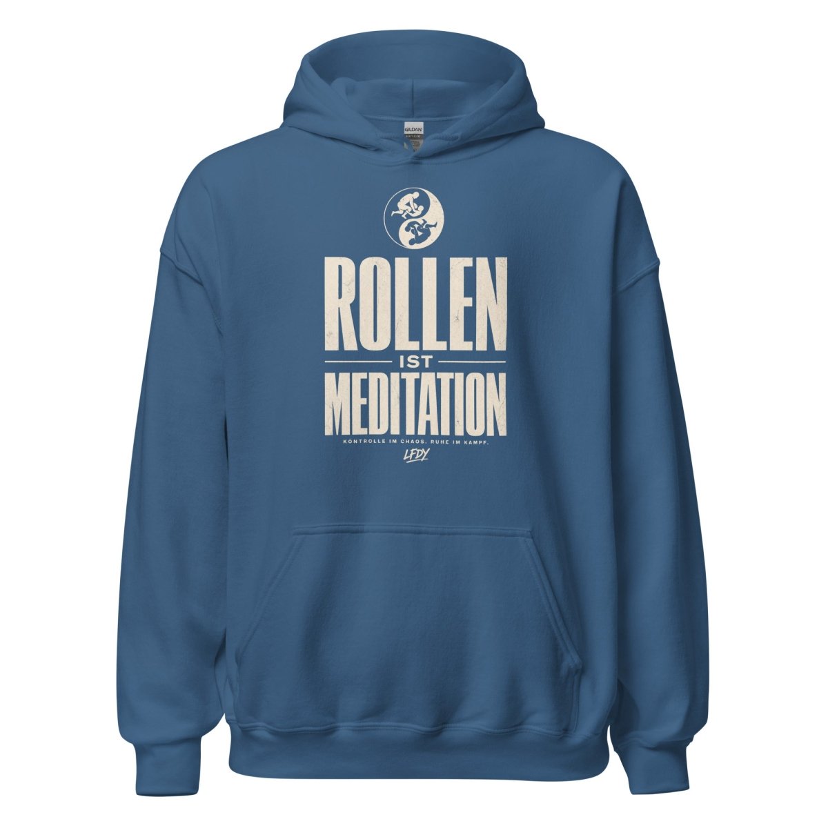 Hoodie "ROLLEN IST MEDITATION" – BJJ & Jiu-Jitsu S–5XL | Black Ursus - Streetwear - size_range | Black Ursus