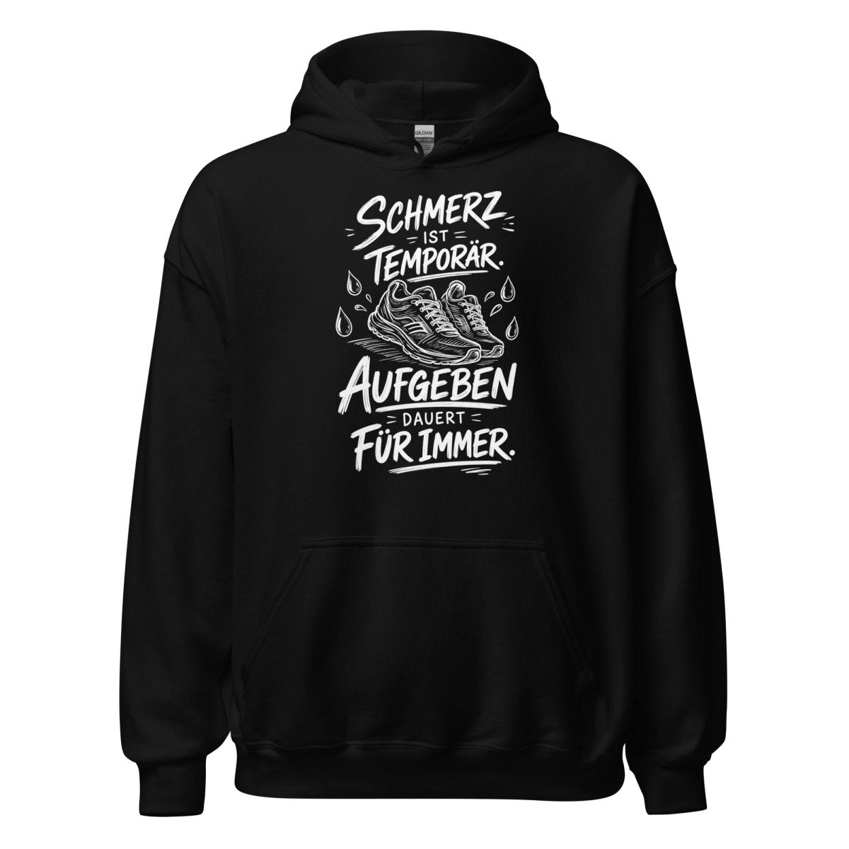 Hoodie Schmerz Flatlay