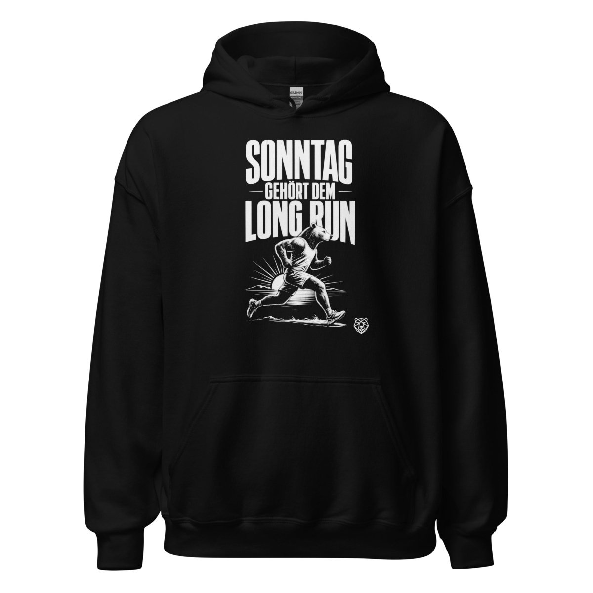 Hoodie "Sonntag Gehört Dem Long Run" – Running & Laufen S–5XL | Black Ursus - Streetwear - S–5XL | Black Ursus