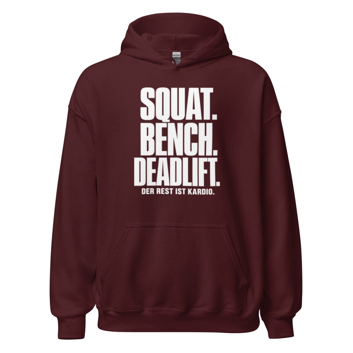 Hoodie "Squat. Bench. Deadlift." – Gym & Bodybuilding S–5XL | Black Ursus - Streetwear - size_range | Black Ursus